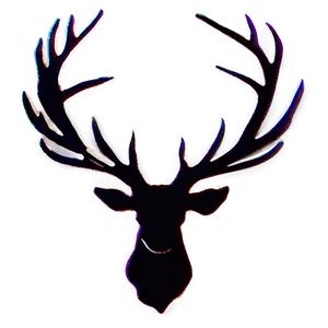 Deer Antler Silhouette Png Ywj43 PNG Image