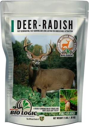 Deer Radish Seed Package PNG Image