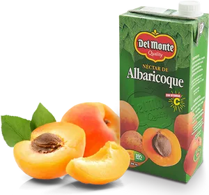 Del Monte Apricot Nectar Packaging PNG Image