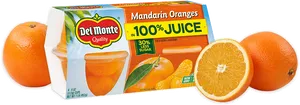 Del Monte Mandarin Oranges Packaging PNG Image