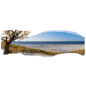 Delaware Beach Sunset Png Yns PNG Image