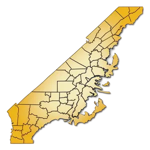 Delaware Map Png Ams40 PNG Image