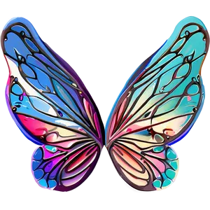 Delicate Fairy Wings Drawing Png Xub PNG Image