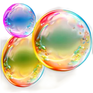 Delicate Soap Bubble Floating Png Hwj PNG Image