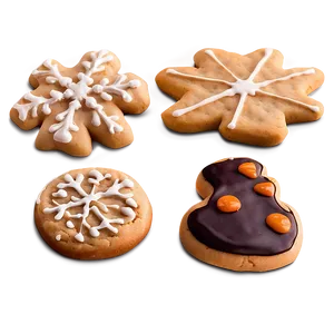 Delicious Christmas Cookie Assortment Png Mvn PNG Image