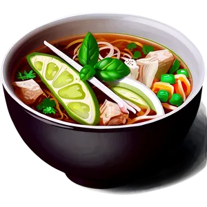 Delicious Pho Bowl Png 61 PNG Image