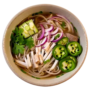 Delicious Pho Bowl Png Trb PNG Image