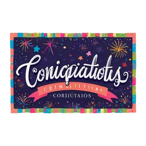 Delightful Congratulations Card Png Cjs PNG Image