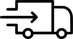 Delivery Truck Icon Silhouette PNG Image