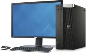 Dell Desktop Setup PNG Image