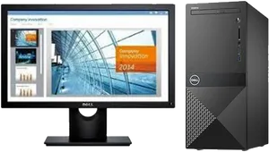 Dell Desktop Setup2014 PNG Image