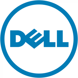 Dell Logo Blue Background PNG Image