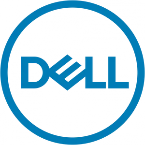 Dell Logo Blue Background PNG Image