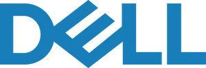 Dell Logo Blue Background PNG Image