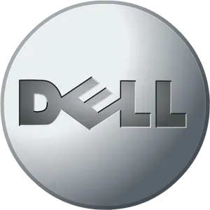 Dell Logo3 D Rendering PNG Image