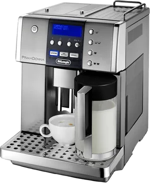 Delonghi Prima Donna Automatic Espresso Machine PNG Image