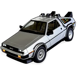 Delorean Dmc-12 Movie Car Png 06122024 PNG Image