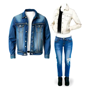 Denim Jeans And Jackets Png Erk PNG Image