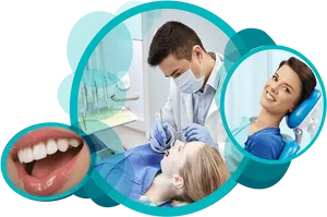 Dental Care Professionalsand Patient PNG Image