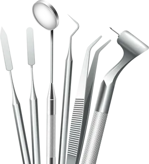 Dental Instruments Set PNG Image