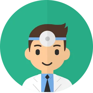 Dentist Icon Cartoon Style PNG Image