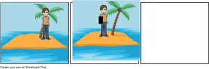 Deserted_ Island_ Cartoon_ Progression PNG