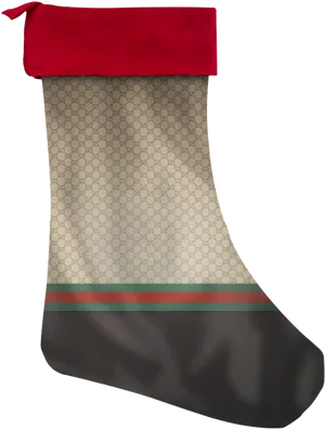 Designer Stocking Black Background PNG Image