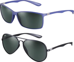 Designer Sunglasses Collection PNG Image