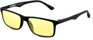 Designer Yellow Lens Sunglasses PNG Image