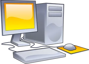 Desktop Computer Clipart PNG Image