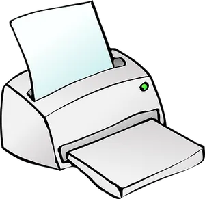 Desktop Printer Vector Illustration PNG Image