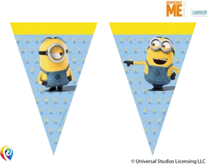 Despicable Me Minions Banner Design PNG Image