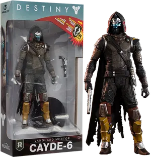 Destiny2 Cayde6 Action Figure PNG Image