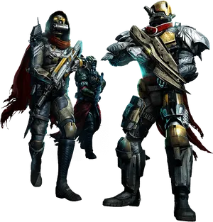 Destiny2 Guardians Readyfor Battle PNG Image