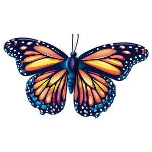 Detailed 3d Butterfly Illustration Png Hgw PNG Image