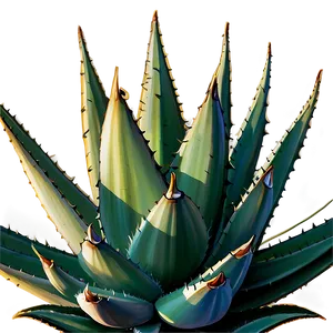 Detailed Agave Drawing Png Ebr PNG Image