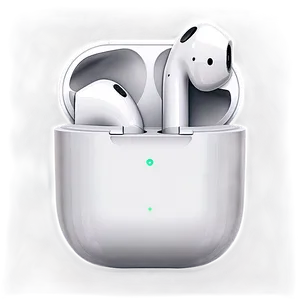 Detailed Apple Airpods Earbuds Texture Png Otc12 PNG Image