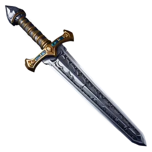 Detailed Buster Sword Graphic Png Plo79 PNG Image