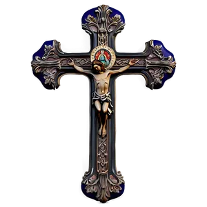 Detailed Catholic Cross Render Png 06122024 PNG Image