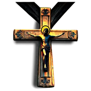 Detailed Catholic Cross Render Png Lqm76 PNG Image