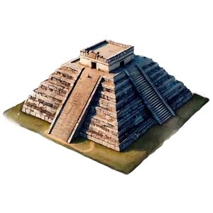 Detailed Chichen Itza Map Png Fjn PNG Image