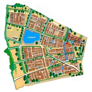 Detailed City Map Png 06242024 PNG Image