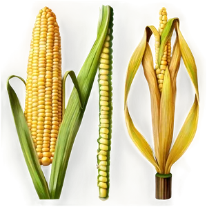 Detailed Corn Stalk Png Vou41 PNG Image