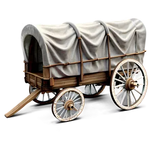 Detailed Covered Wagon Blueprint Png Npr12 PNG Image