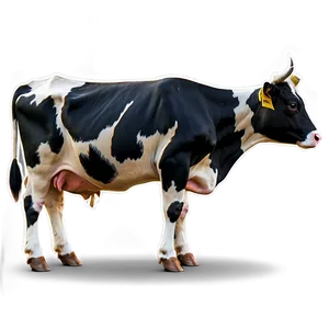 Detailed Cow Spots Illustration Png Eoj45 PNG Image