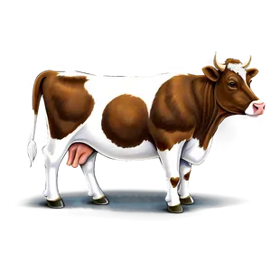 Detailed Cow Spots Illustration Png Lga45 PNG Image