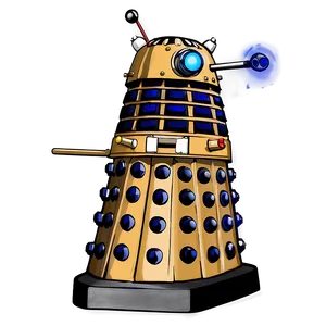 Detailed Dalek Sketch Png Vhh PNG Image