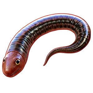 Detailed Earthworm Drawing Png Gnm22 PNG Image