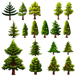 Detailed Evergreen Tree Png 61 PNG Image