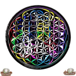 Detailed Flower Of Life Design Png 14 PNG Image